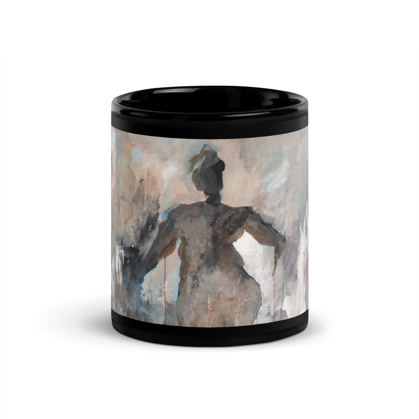 Black Glossy Mug "Magnificent" - ErikaWiklund.art