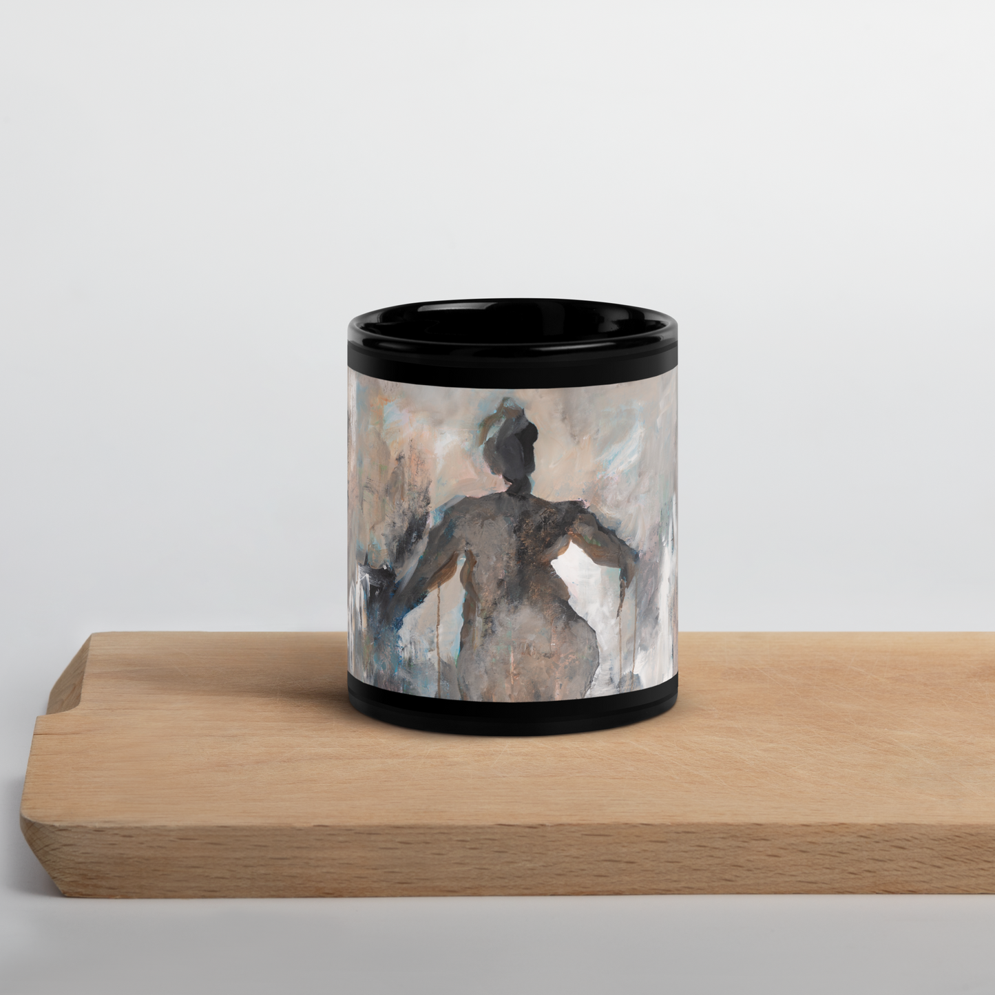 Black Glossy Mug "Magnificent" - ErikaWiklund.art