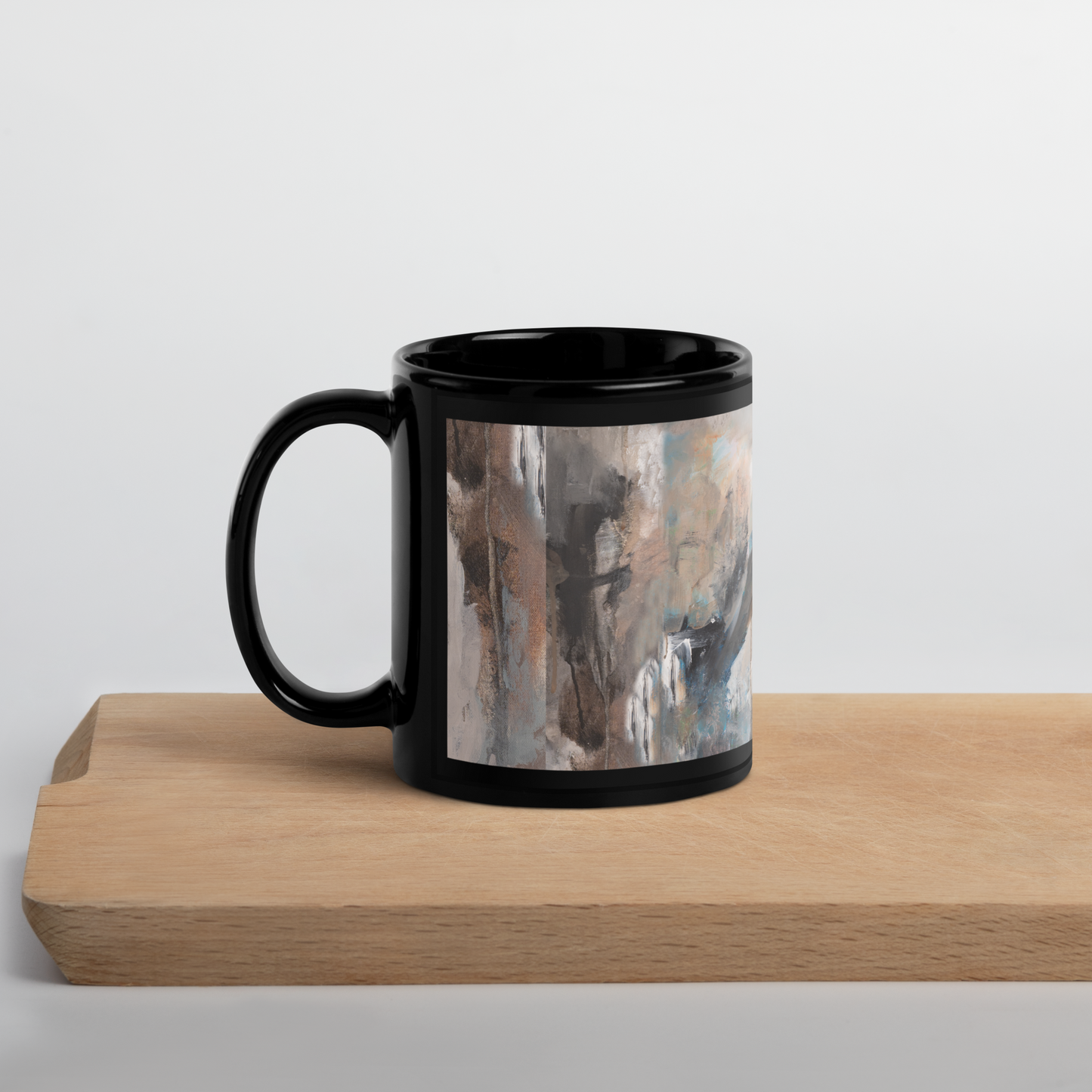 Black Glossy Mug "Magnificent" - ErikaWiklund.art