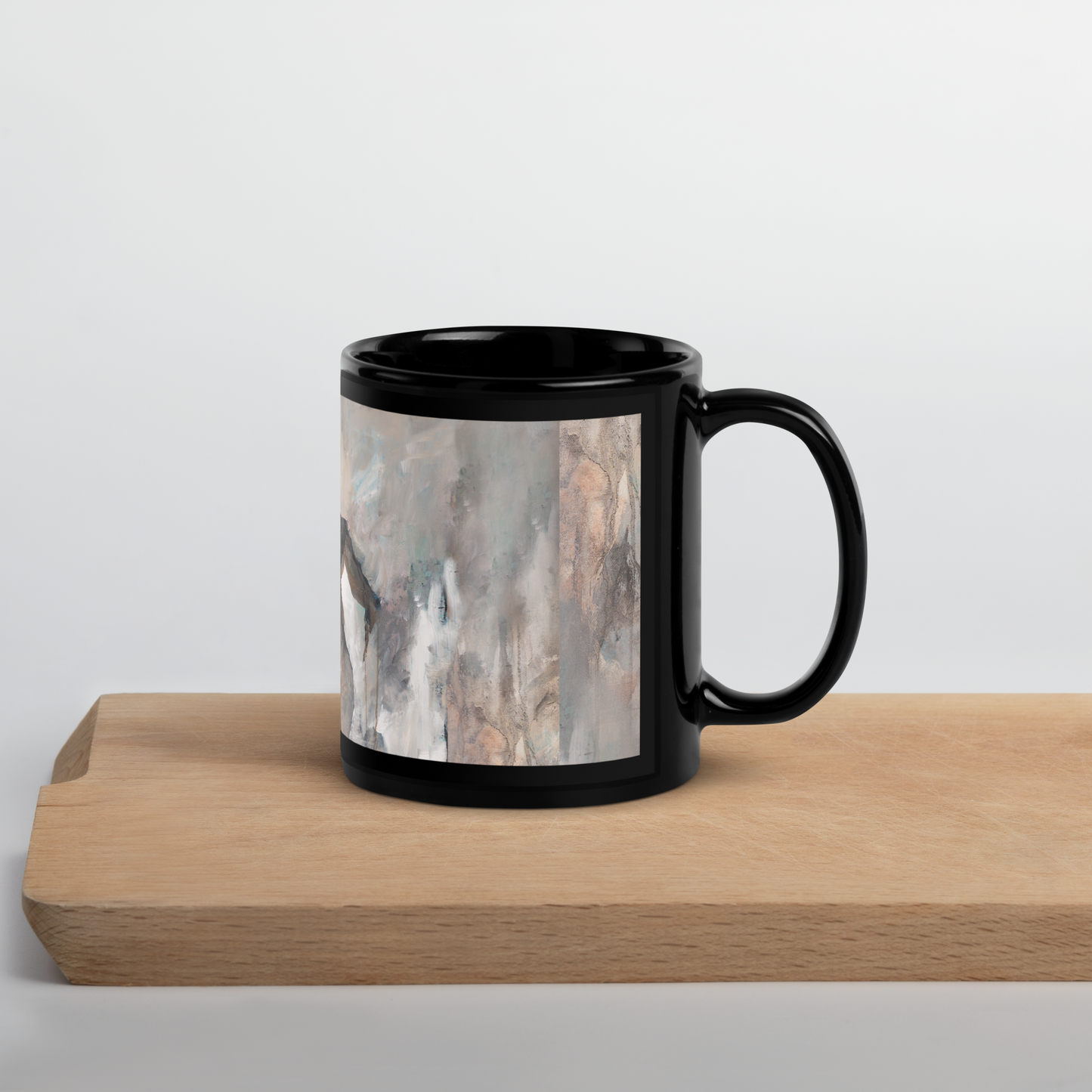 Black Glossy Mug "Magnificent" - ErikaWiklund.art