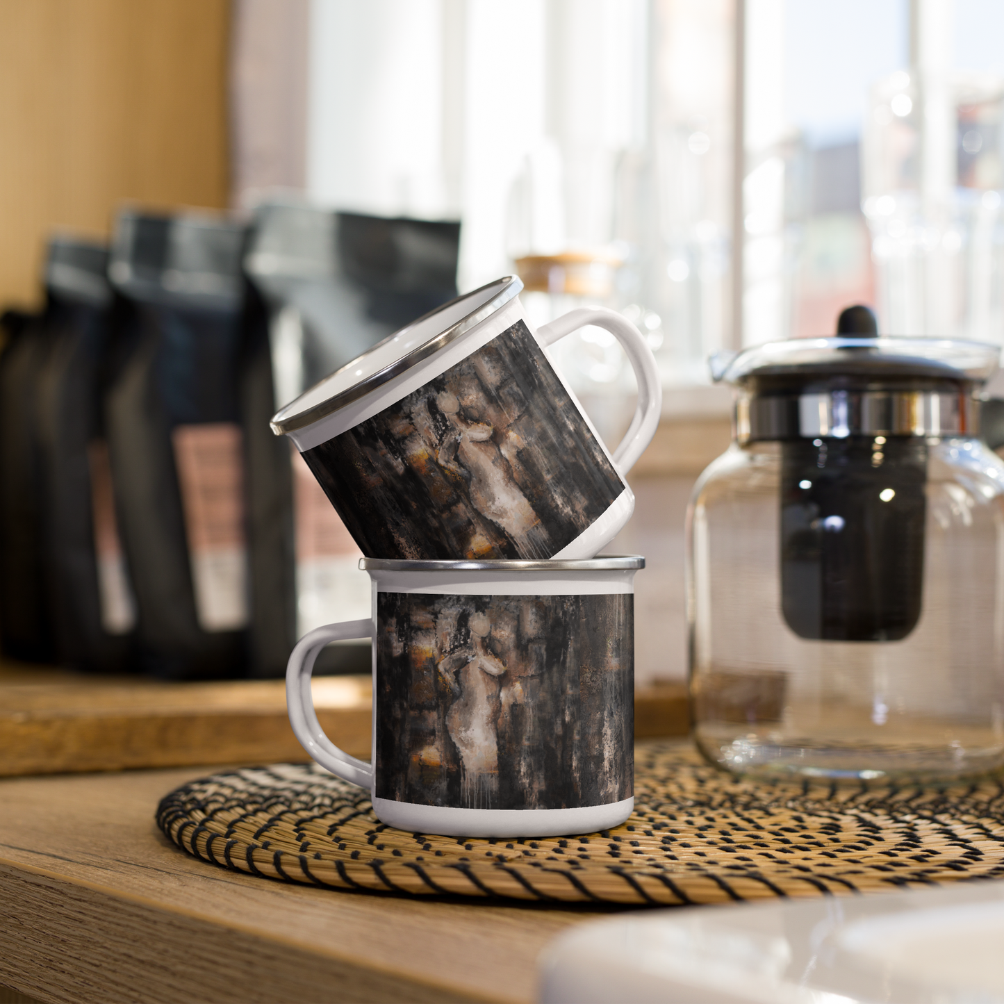 Enamel Mug "Loud" - ErikaWiklund.art