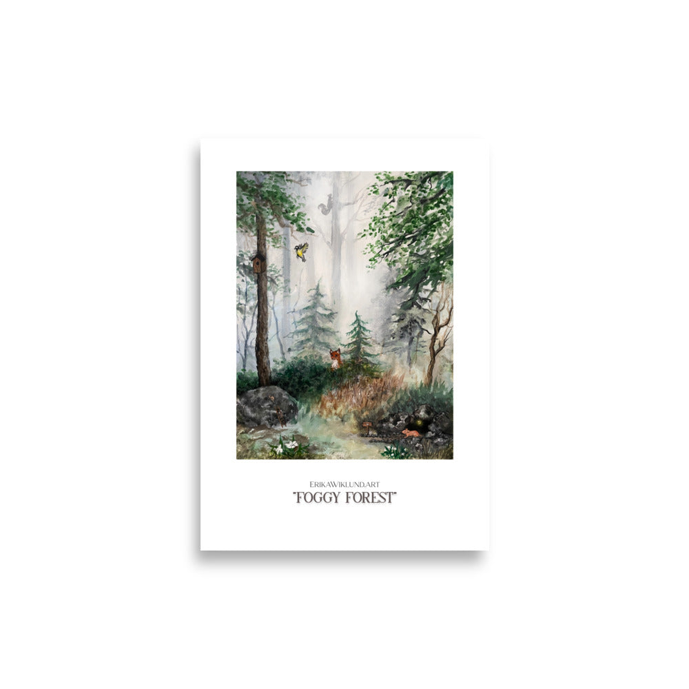 Poster "Foggy Forest" Exclusive - ErikaWiklund.art