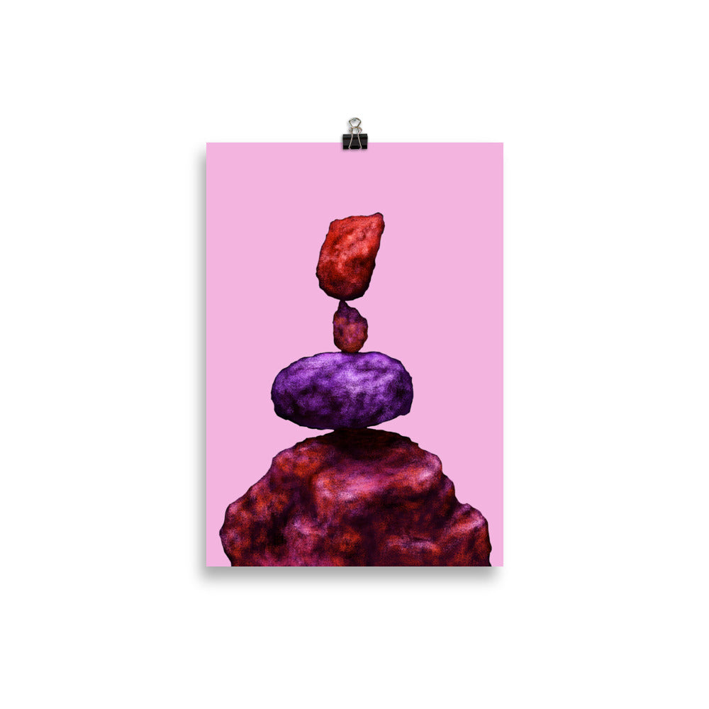 Poster "Marshmallow Rocks" - ErikaWiklund.art