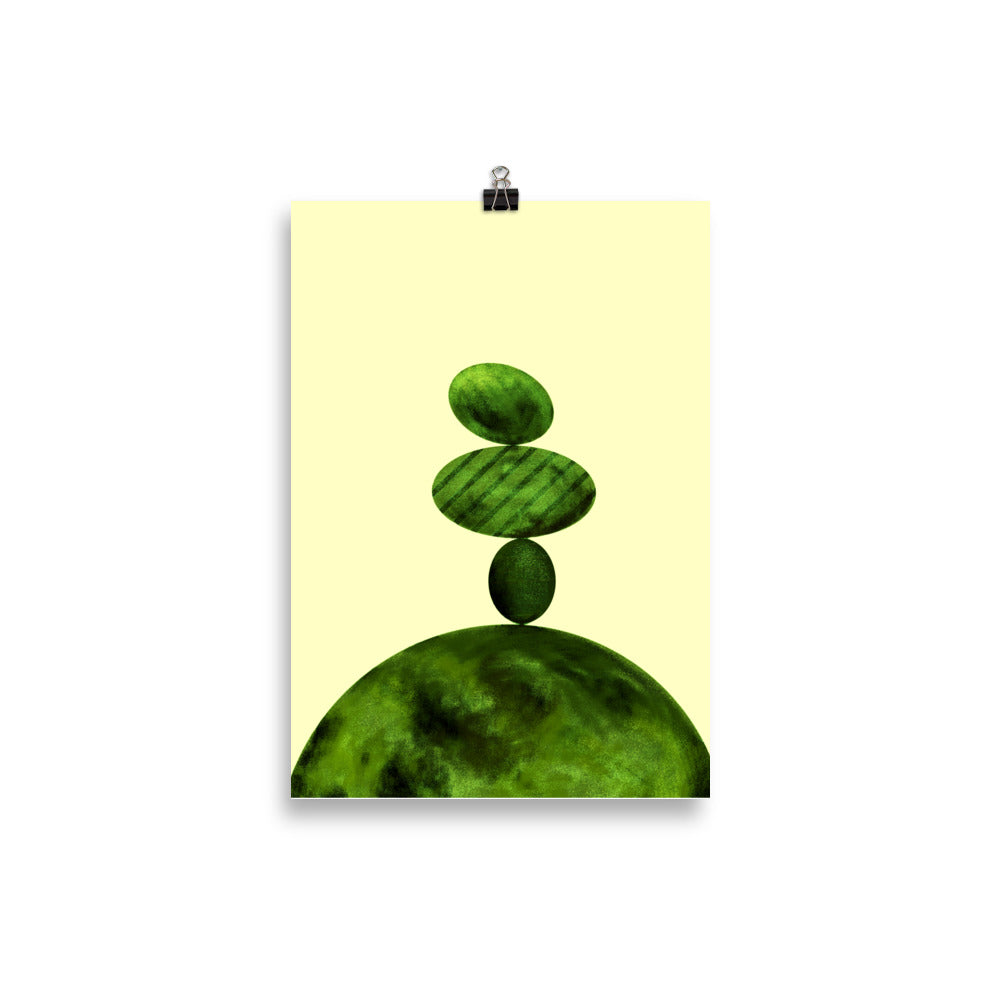 Poster "Balance" Crispy Apple - ErikaWiklund.art