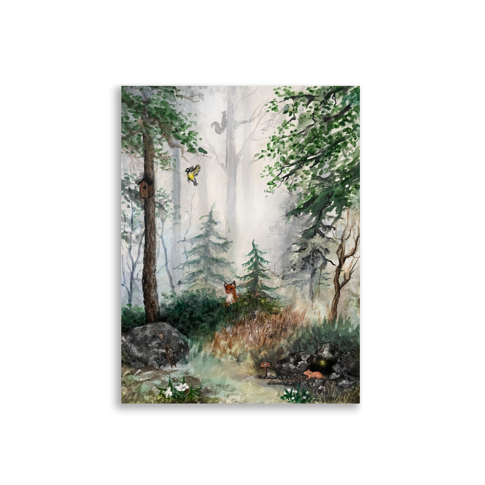 Poster "Foggy Forest" - ErikaWiklund.art