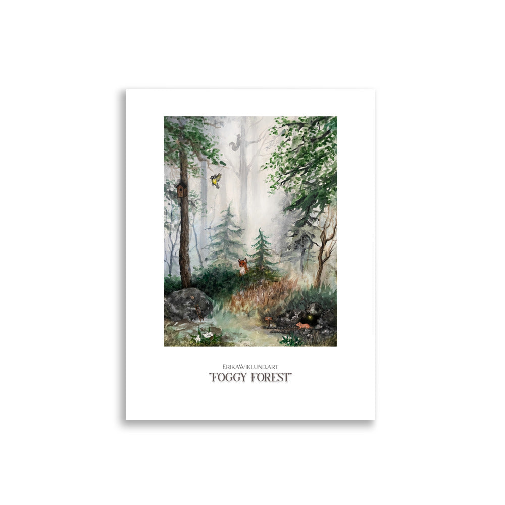 Poster "Foggy Forest" Exclusive - ErikaWiklund.art