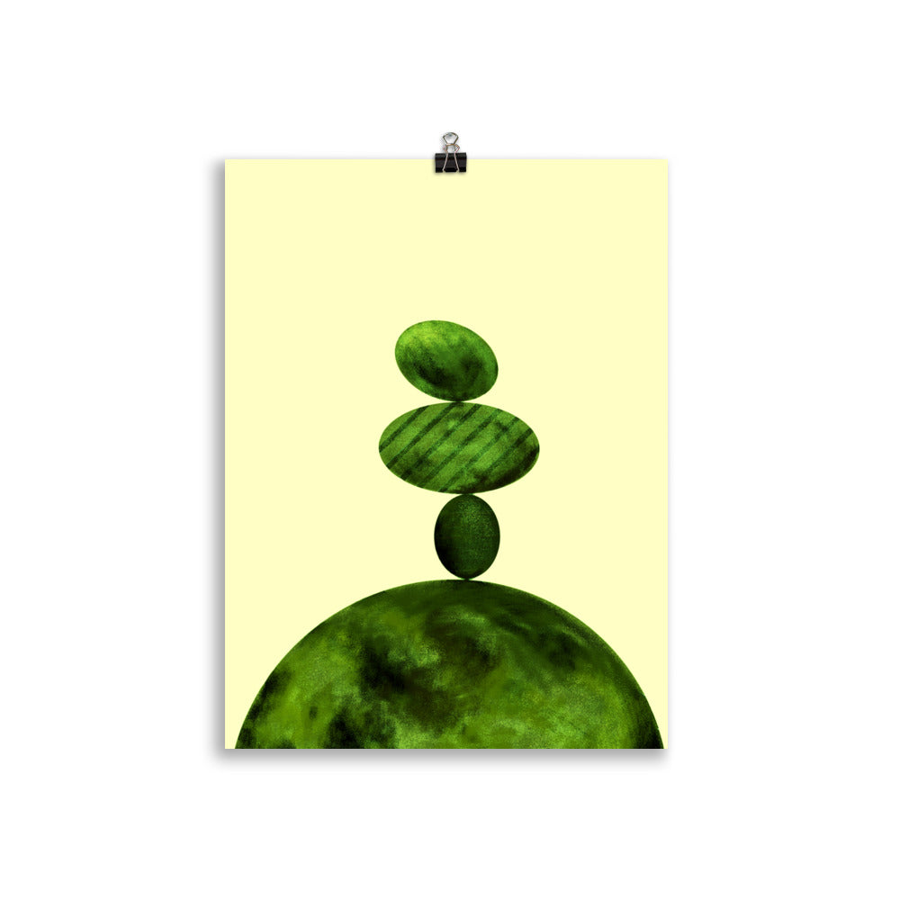 Poster "Balance" Crispy Apple - ErikaWiklund.art