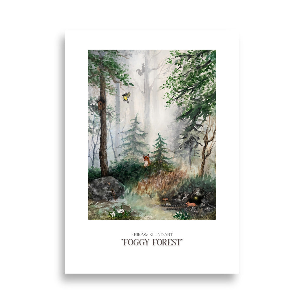 Poster "Foggy Forest" Exclusive - ErikaWiklund.art