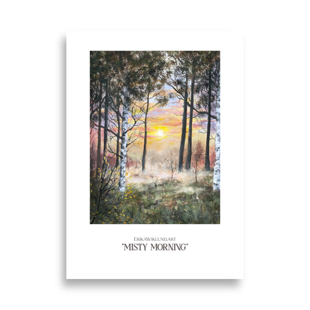 Poster "Misty Morning" Exclusive - ErikaWiklund.art