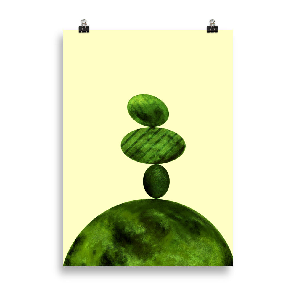 Poster "Balance" Crispy Apple - ErikaWiklund.art