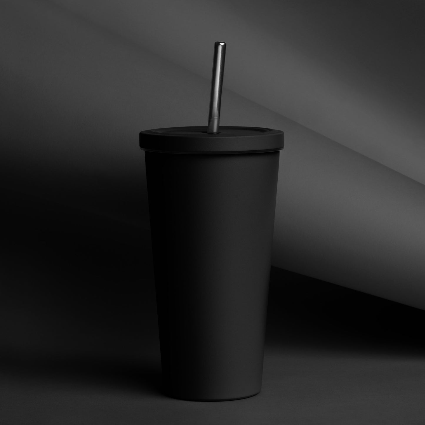 Insulated tumbler with a straw "Sundsvall" ErikaWiklund.art