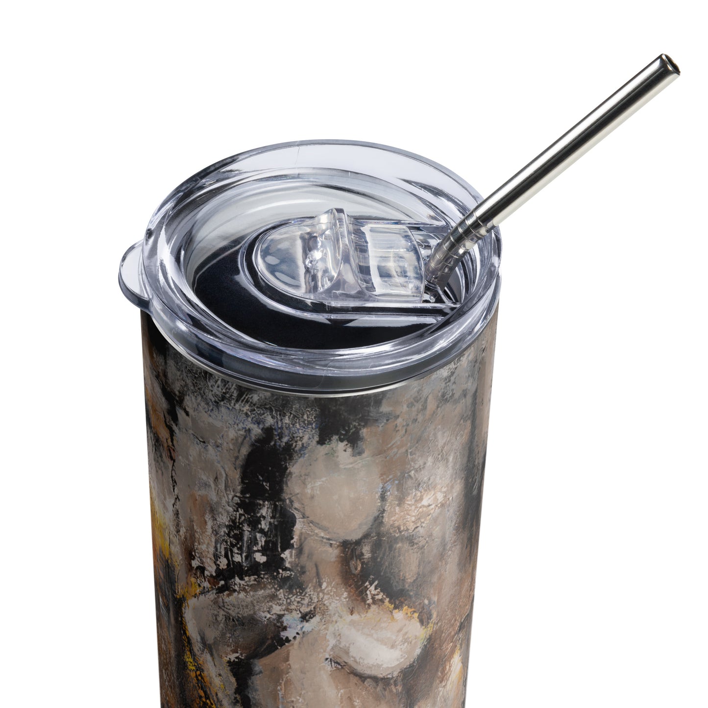 Stainless steel tumbler "Loud" - ErikaWiklund.art