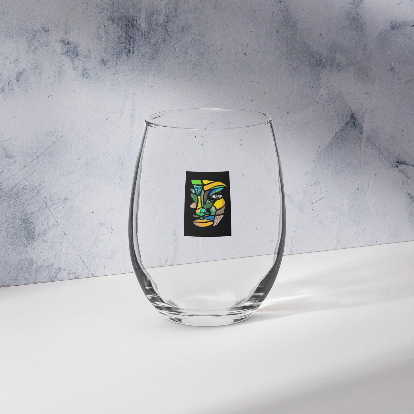 Stemless wine glass "Sundsvall" - ErikaWiklund.art