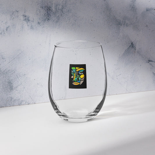 Stemless wine glass "Sundsvall" - ErikaWiklund.art