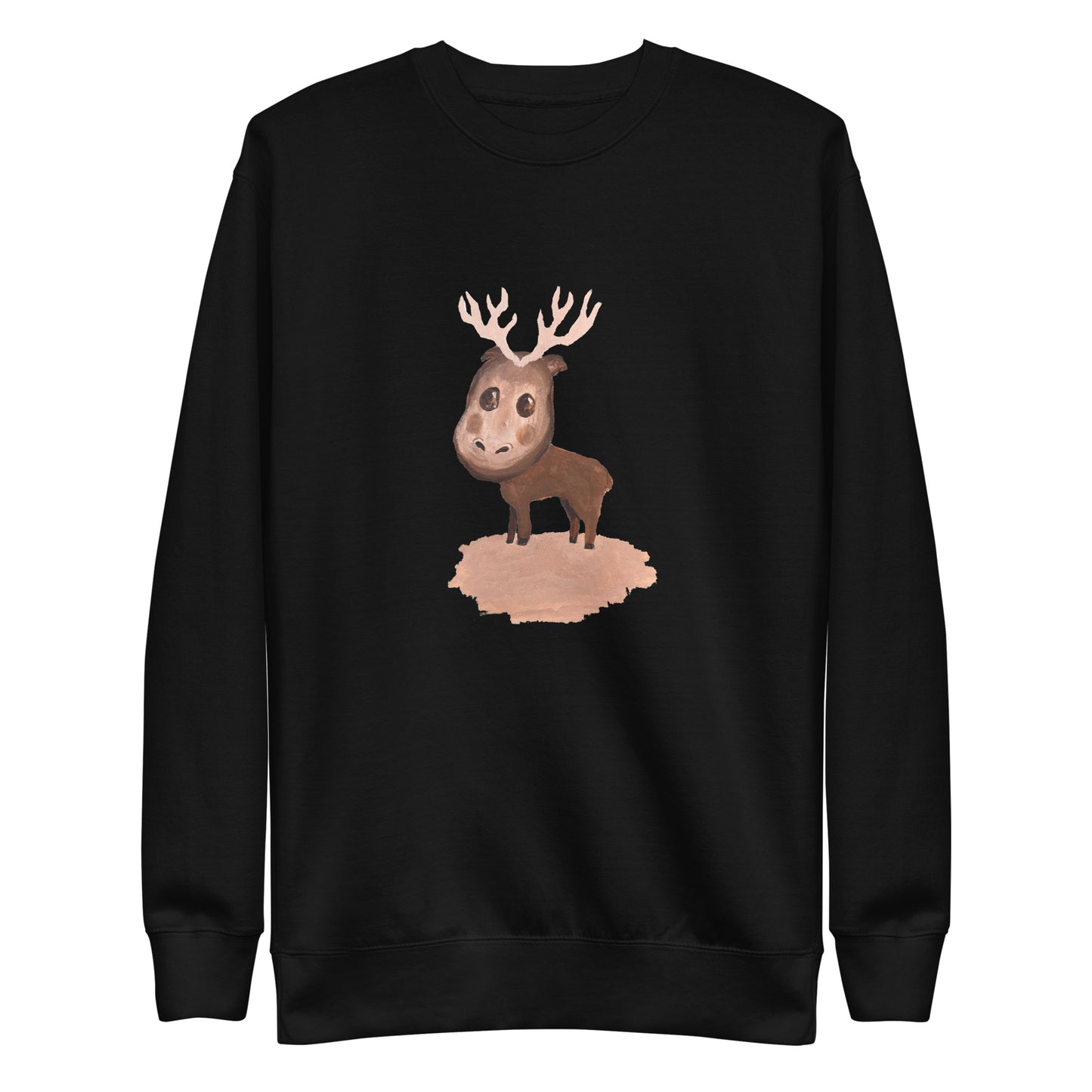 Unisex Premium Sweatshirt "Elliot the Elk" - ErikaWiklund.art